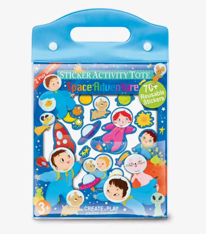 Sticker Activity Tote | Space Adventure