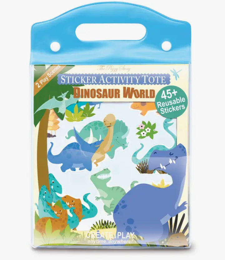 Sticker Activity Tote | Dinosaur World