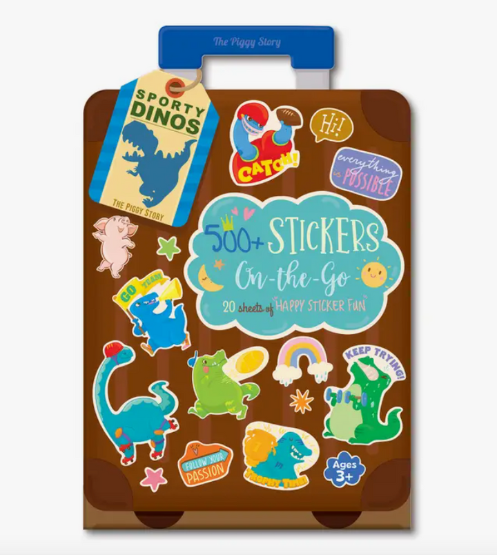 500+ Stickers on the Go | Sporty Dinos