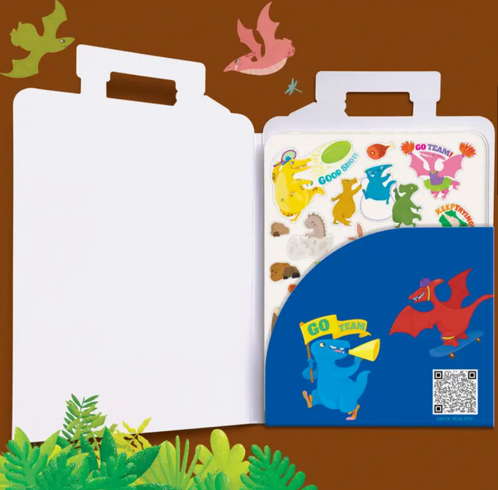 500+ Stickers on the Go | Sporty Dinos