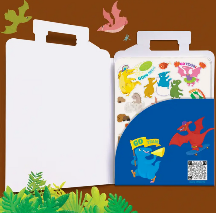 500+ Stickers on the Go | Sporty Dinos