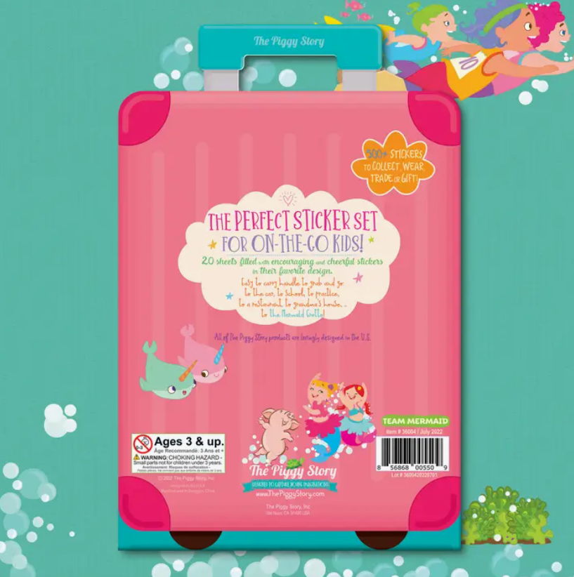 500+ Stickers on the Go | Team Mermaid