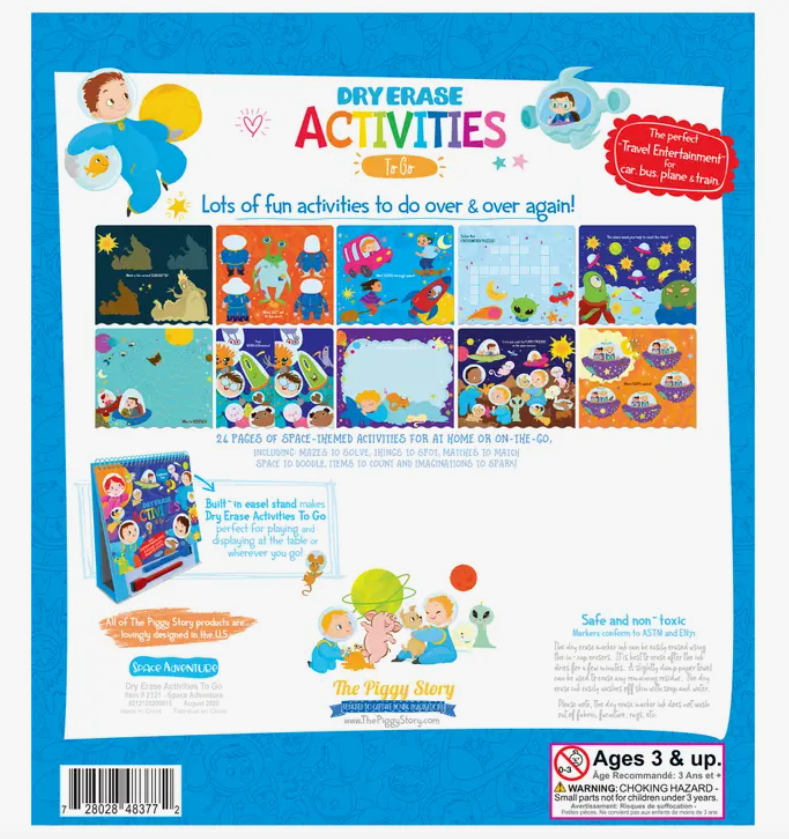 Dry Erase Activities To Go | Space Adventure