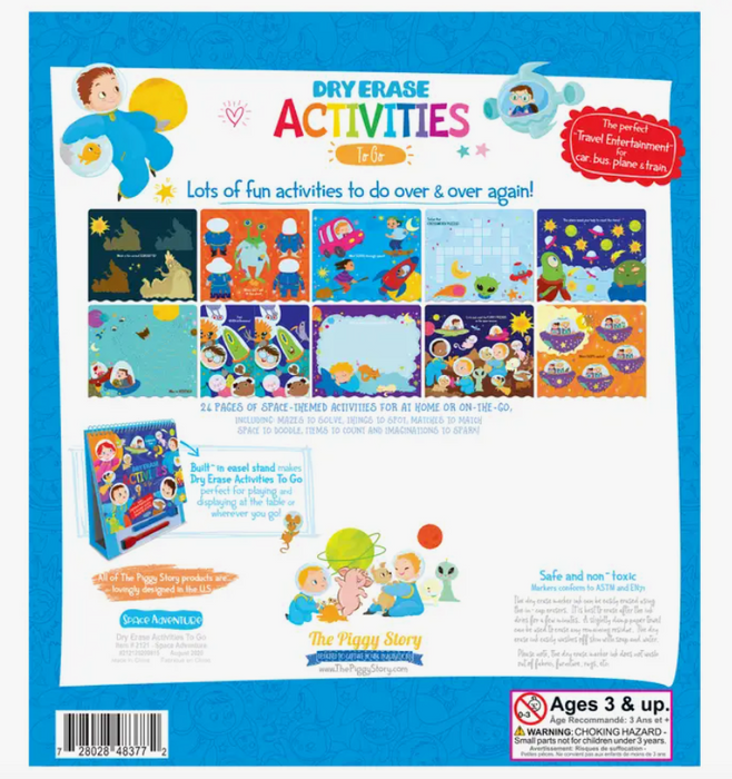 Dry Erase Activities To Go | Space Adventure