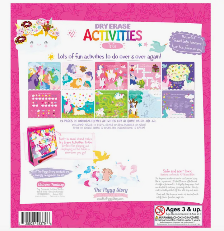 Dry Erase Activities To Go | Unicorn Fantasy
