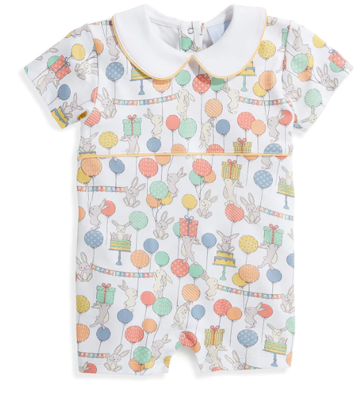 Finn Pima Romper | Bunny Party