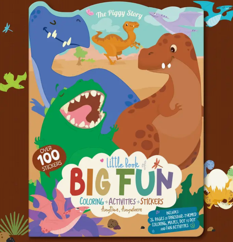 Little Book of Fun Activity Book | Dinosaur World