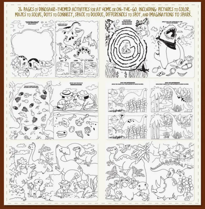 Little Book of Fun Activity Book | Dinosaur World