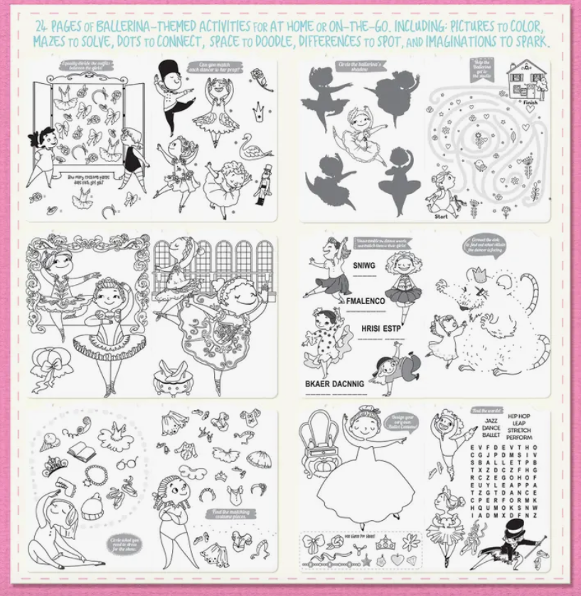 Little Book of Fun Activity Book | Pretty Ballerinas