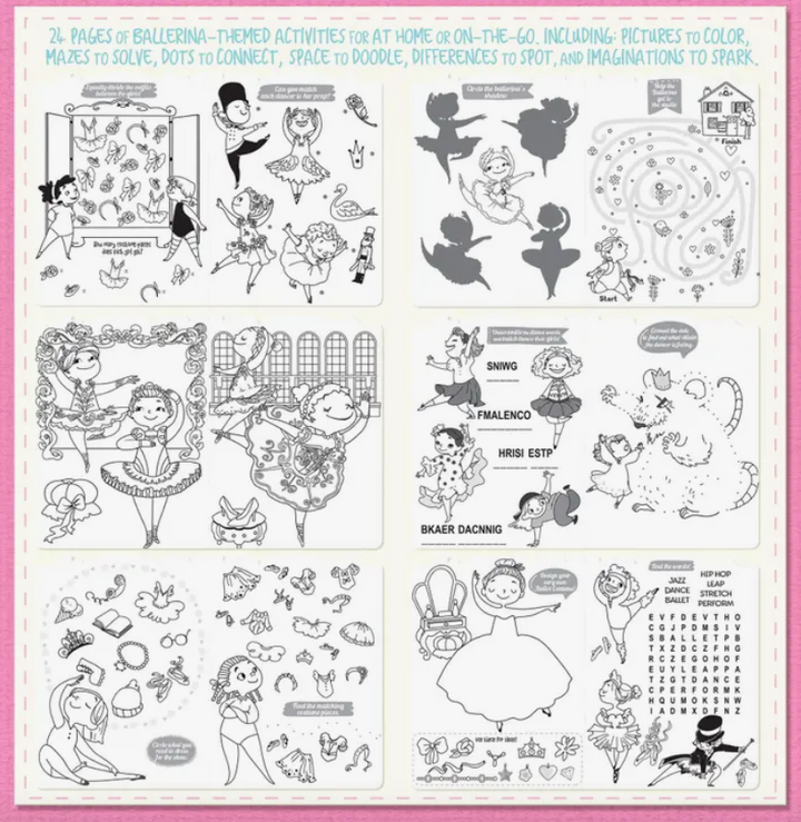Little Book of Fun Activity Book | Pretty Ballerinas