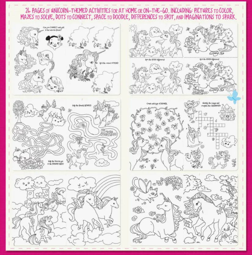 Little Book of Fun Activity Book | Unicorn Land
