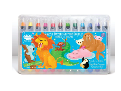 Glitter Gel Crayons | Animals