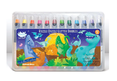 Glitter Gel Crayons | Dinosaurs