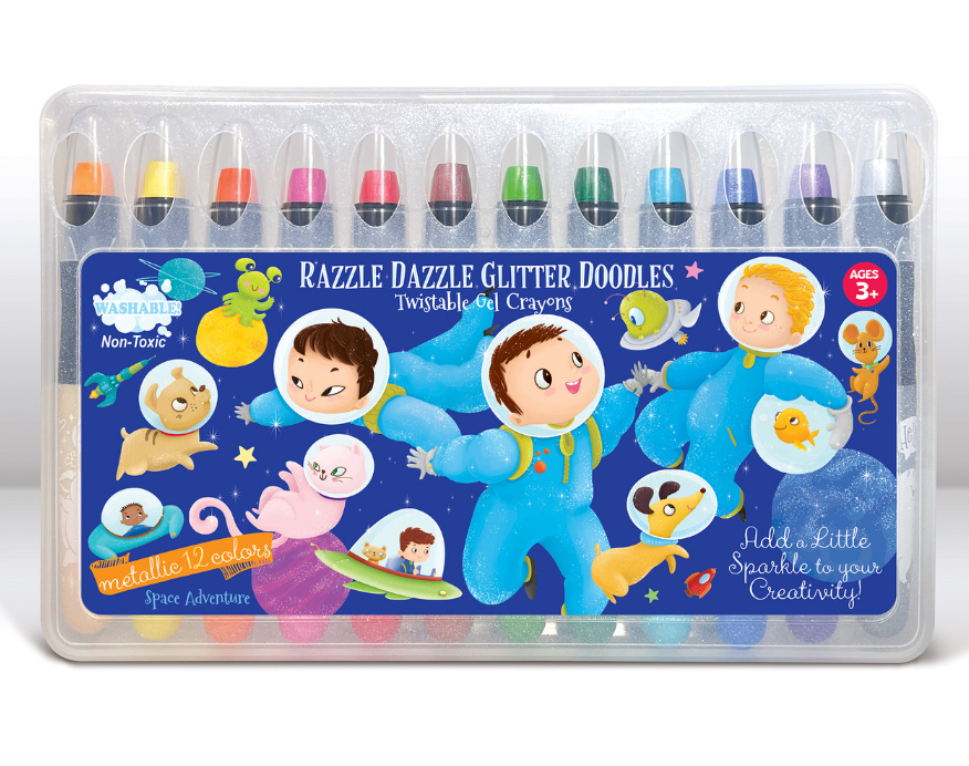 Glitter Gel Crayons | Space