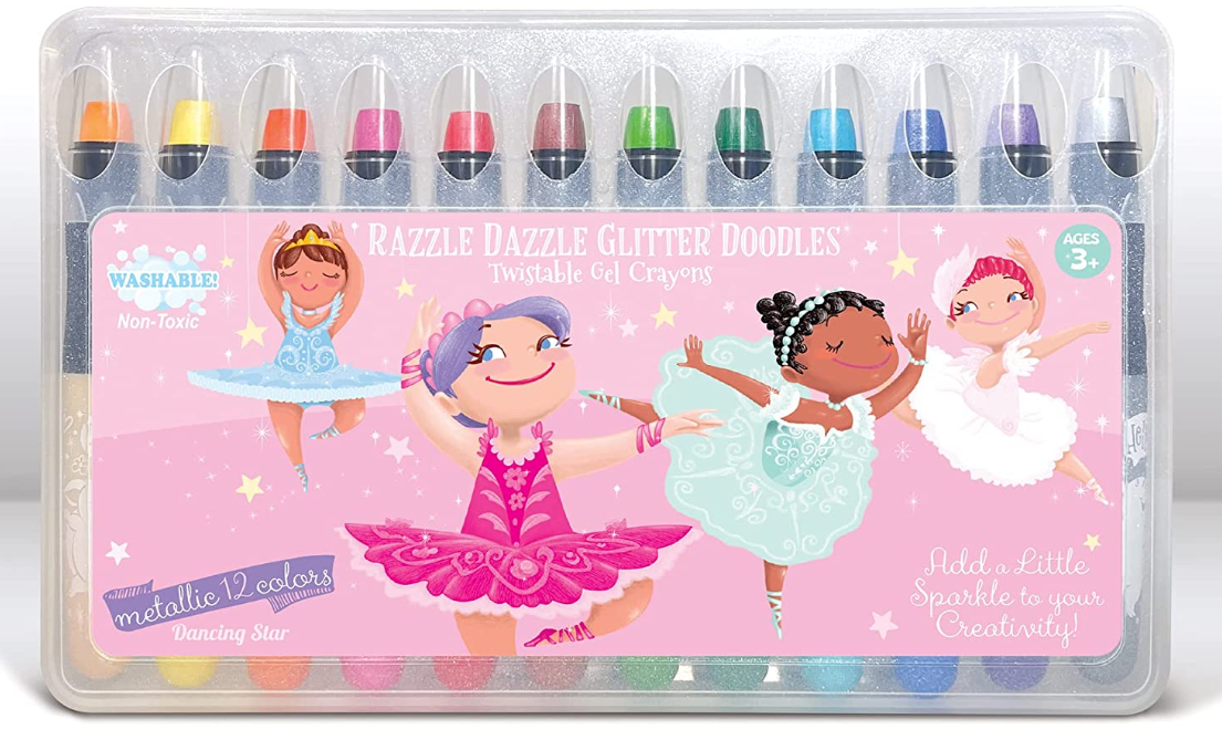 Glitter Gel Crayons | Ballerinas