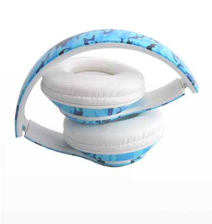 Stereo Bluetooth Headphones | Blue Camo