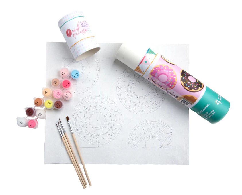 Kids Pink Picasso Kit | Delicious Doughnuts