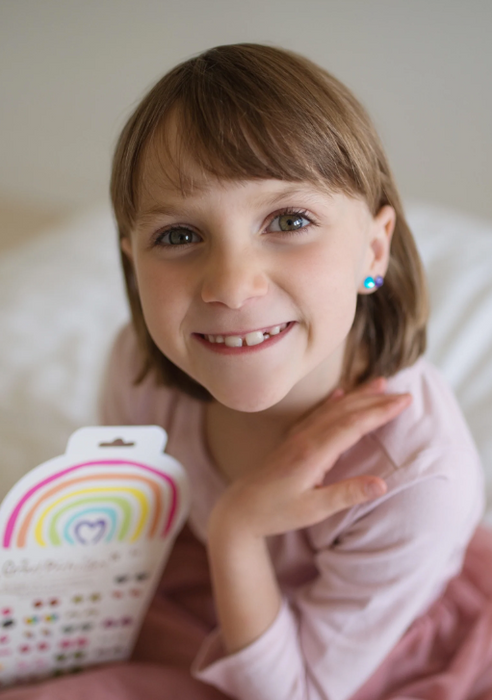 Rainbow Love Sticker Earrings