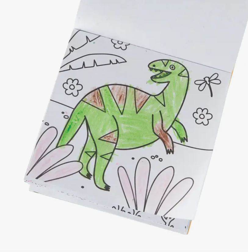 Carry Along Crayon and Coloring Book Kit | Dinoland