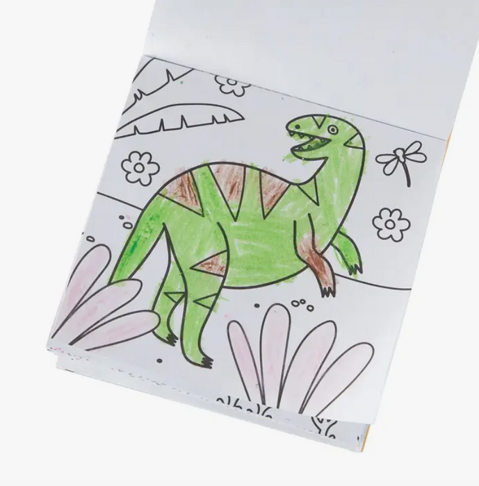 Carry Along Crayon and Coloring Book Kit | Dinoland