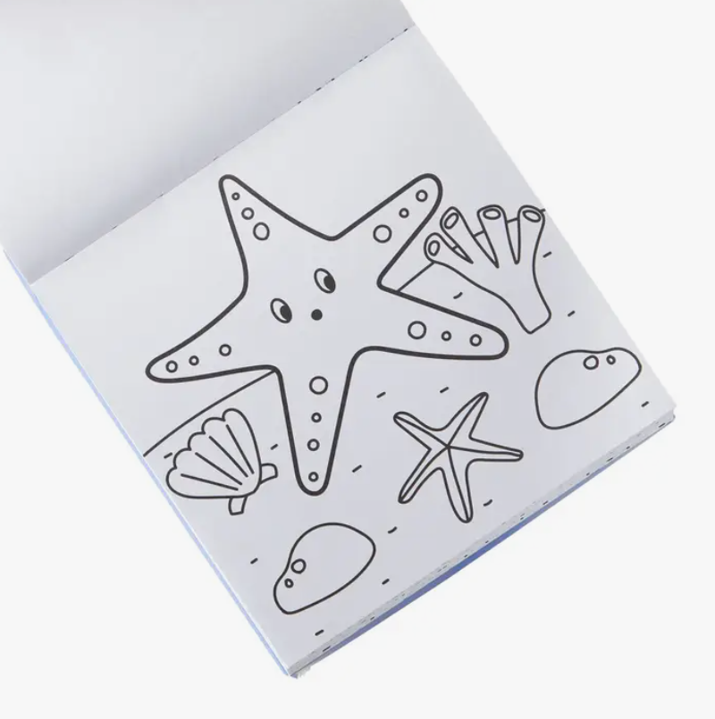 Carry Along Crayon and Coloring Book Kit | Sea Life
