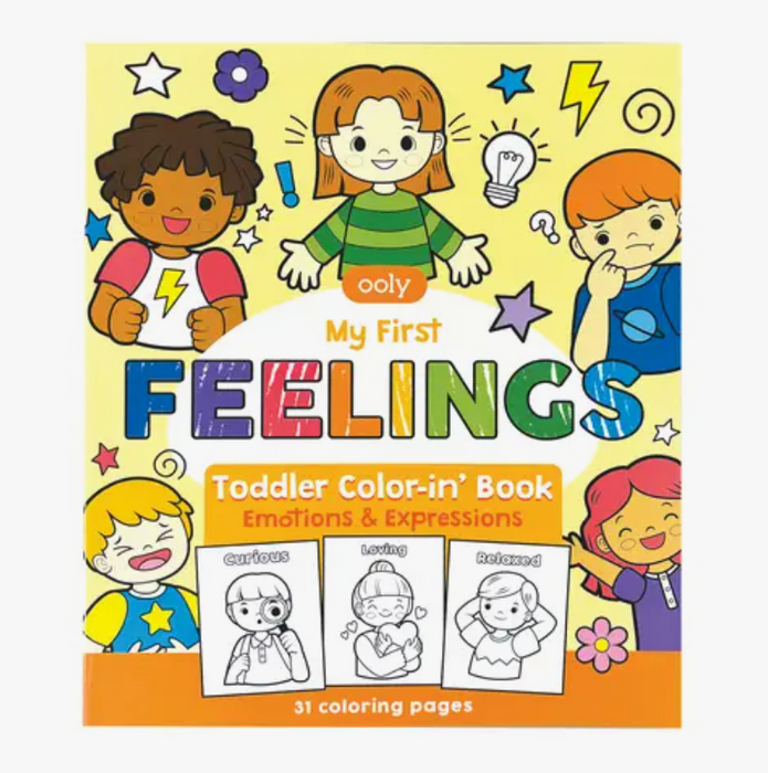 Toddler Coloring Book | Feelings