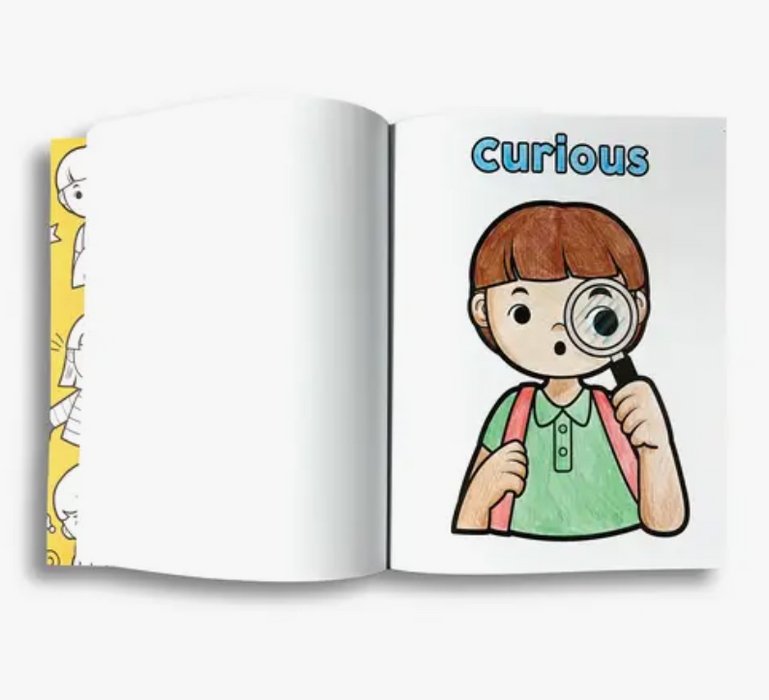 Toddler Coloring Book | Feelings