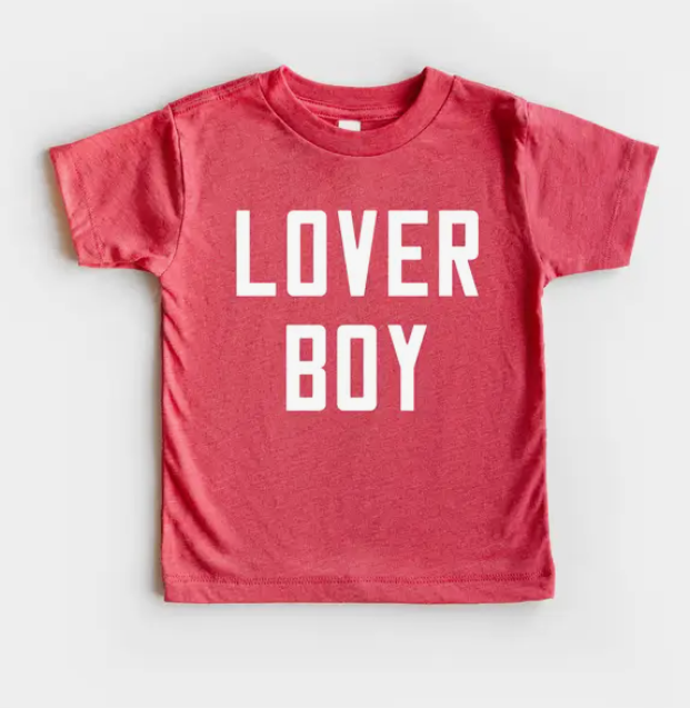 Lover Boy T Shirt | Red