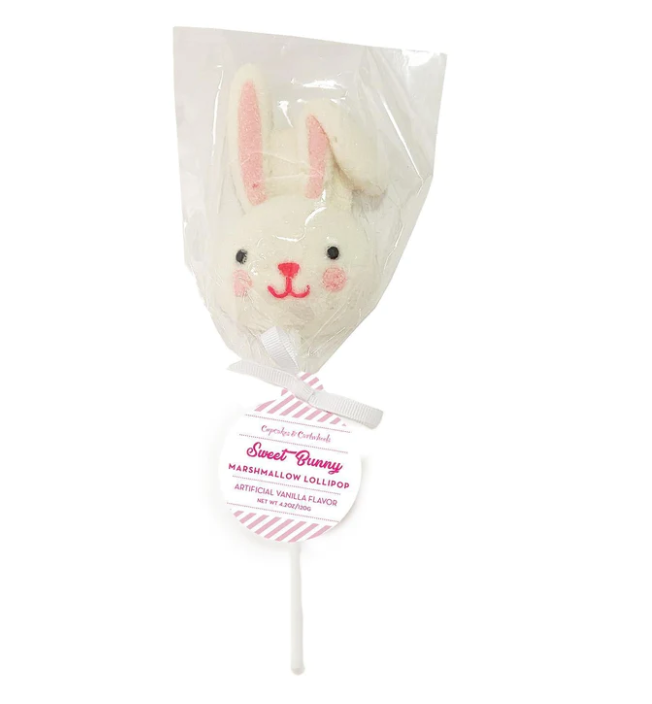 Easter Bunny Marshmallow Lollipop