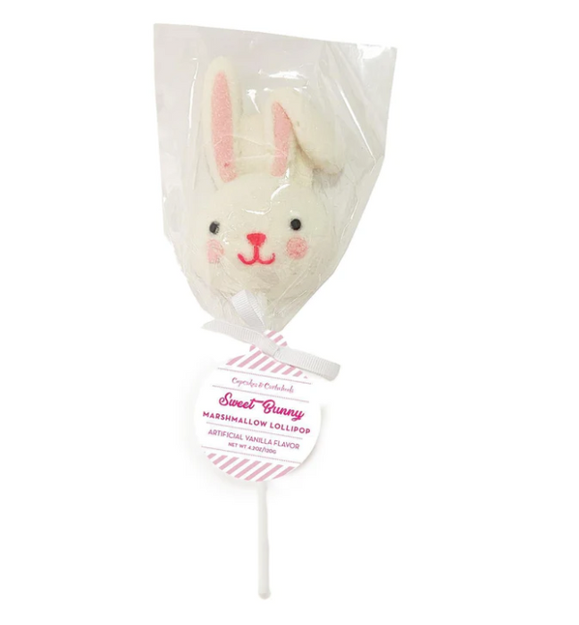 Easter Bunny Marshmallow Lollipop