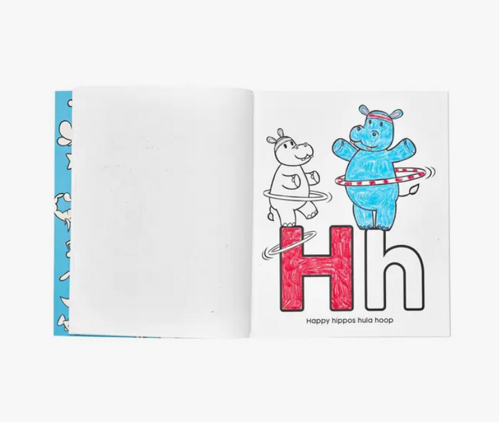 ABC Amazing Animals Toddler Coloring Book