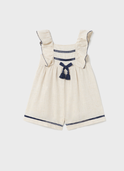 Linen Romper | Beige | 1893
