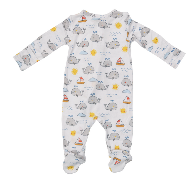 Two Way Zipper Footie | Whaley Cute