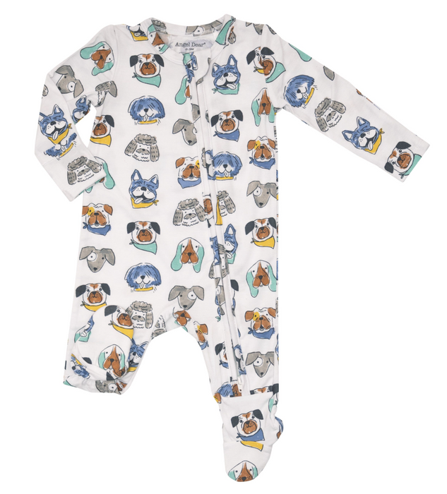 Two Way Zipper Footie | Furry Friends