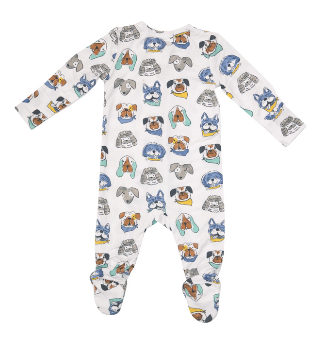 Two Way Zipper Footie | Furry Friends
