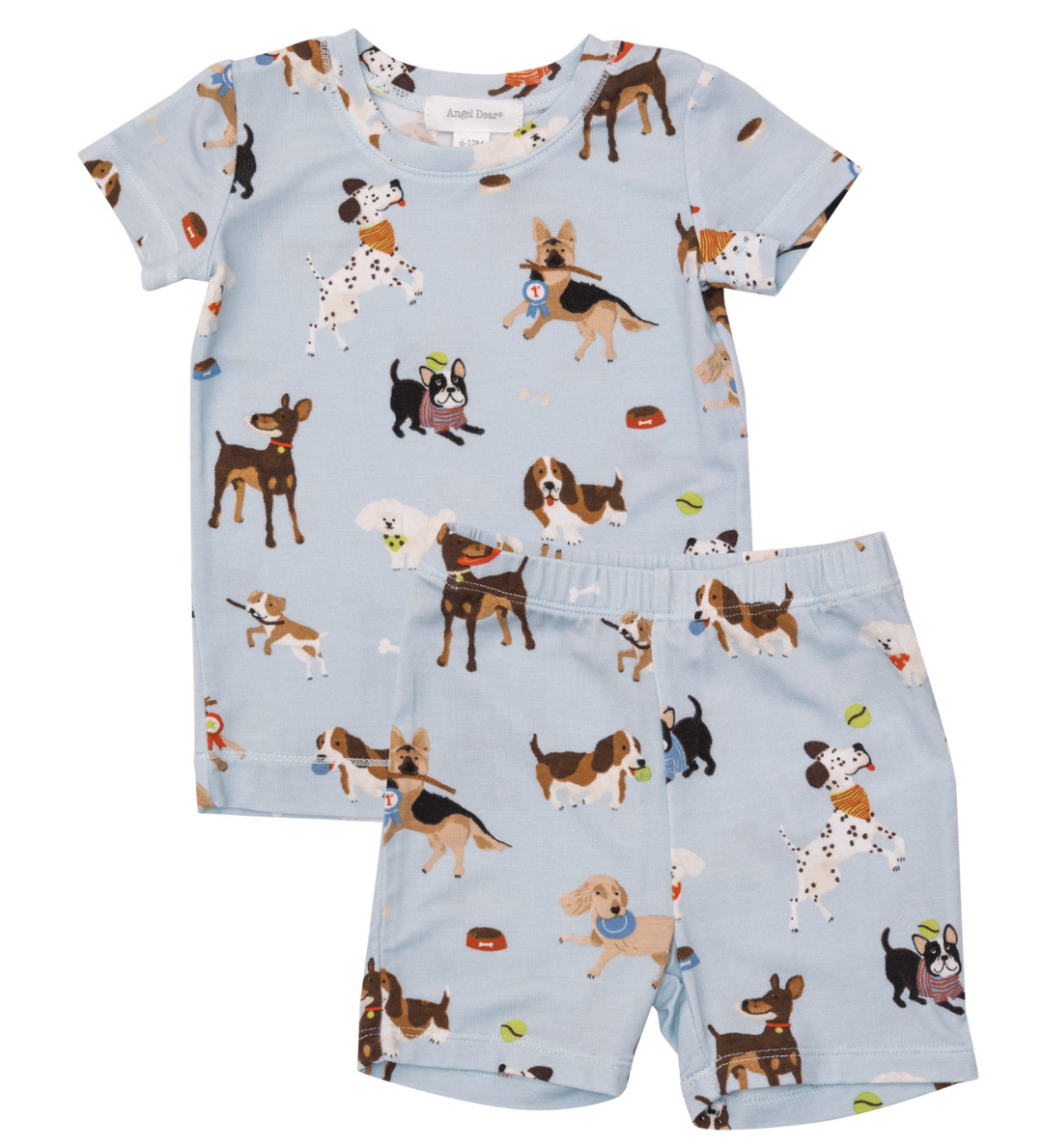 Loungewear Short Set | Doggy Daycare (Blue)