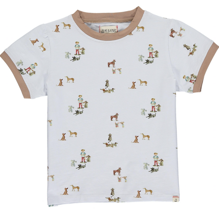 Henry & Friends White Short Sleeve T-Shirt