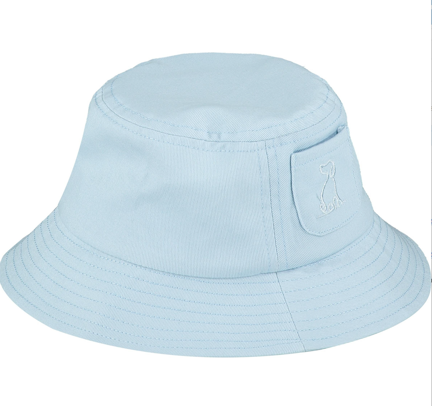 Fisherman Bucket Hat | Pale Blue Twill
