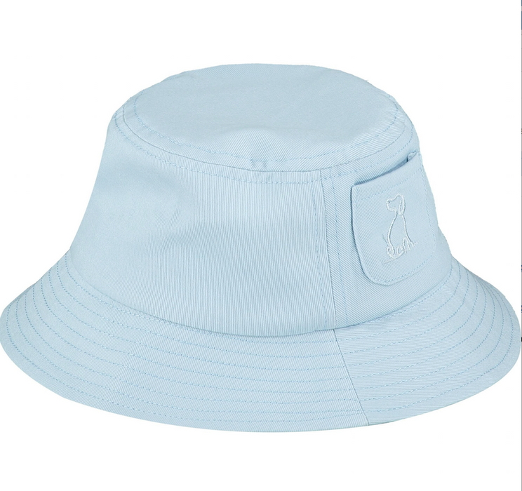 Fisherman Bucket Hat | Pale Blue Twill