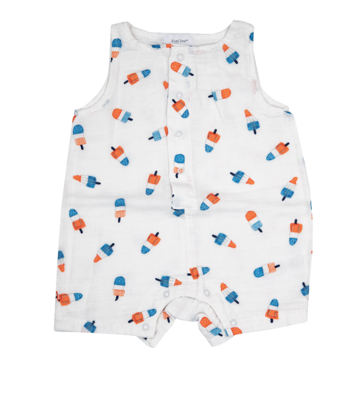 Shortie Romper | White Astro Pops