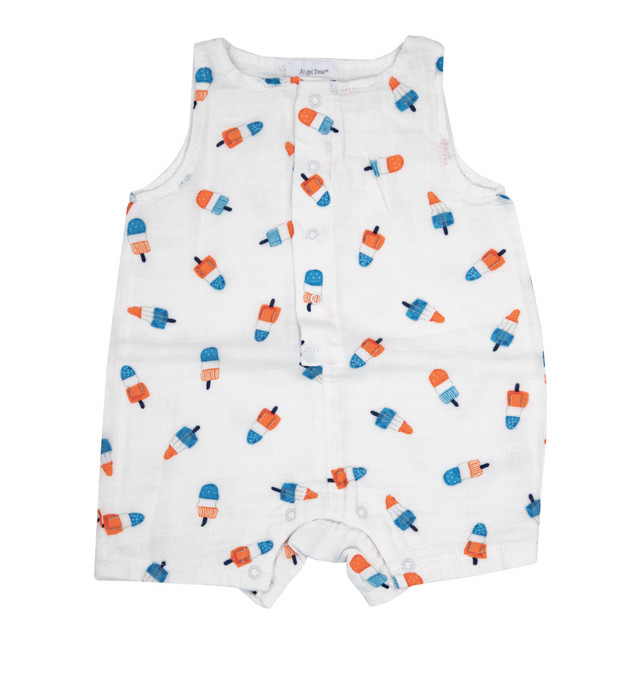 Shortie Romper | White Astro Pops