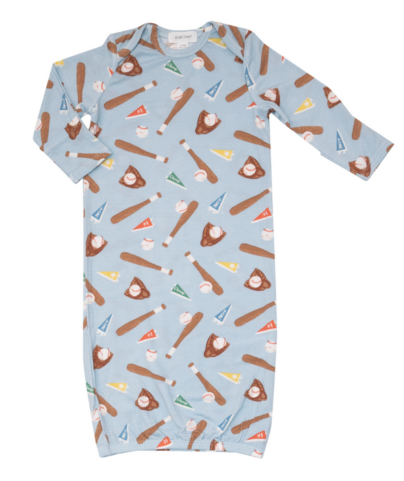 0-3 Month Gown | Baseball
