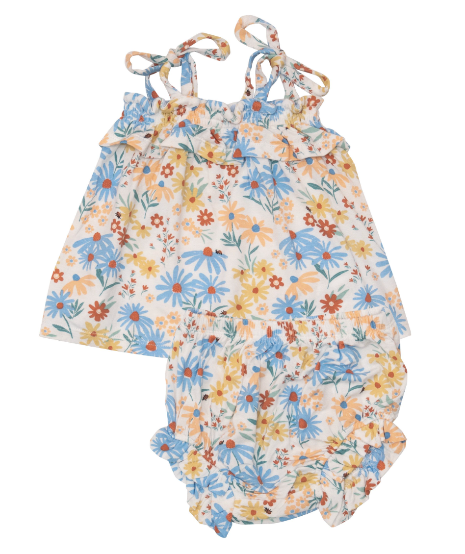 Ruffle Top & Bloomers | Coneflower