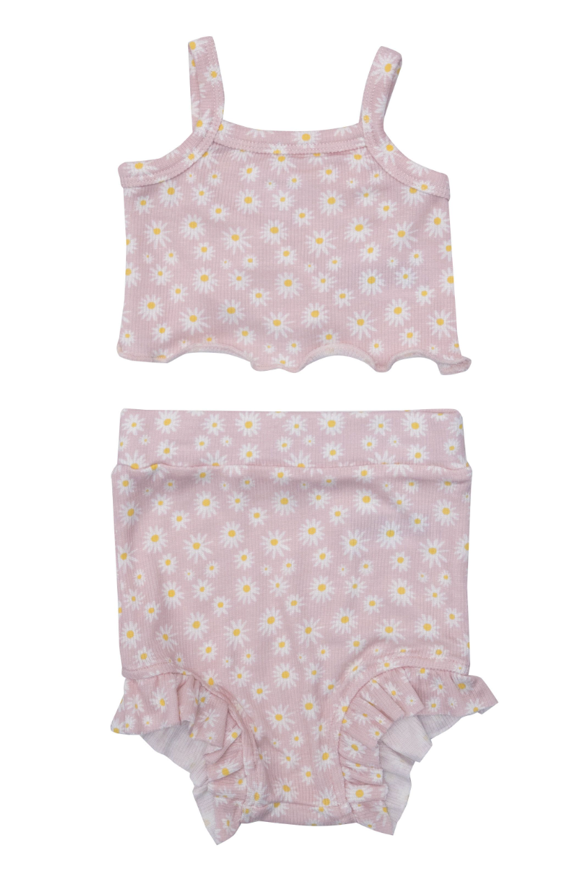 Crop Top & High Waist Short | Little Daisy