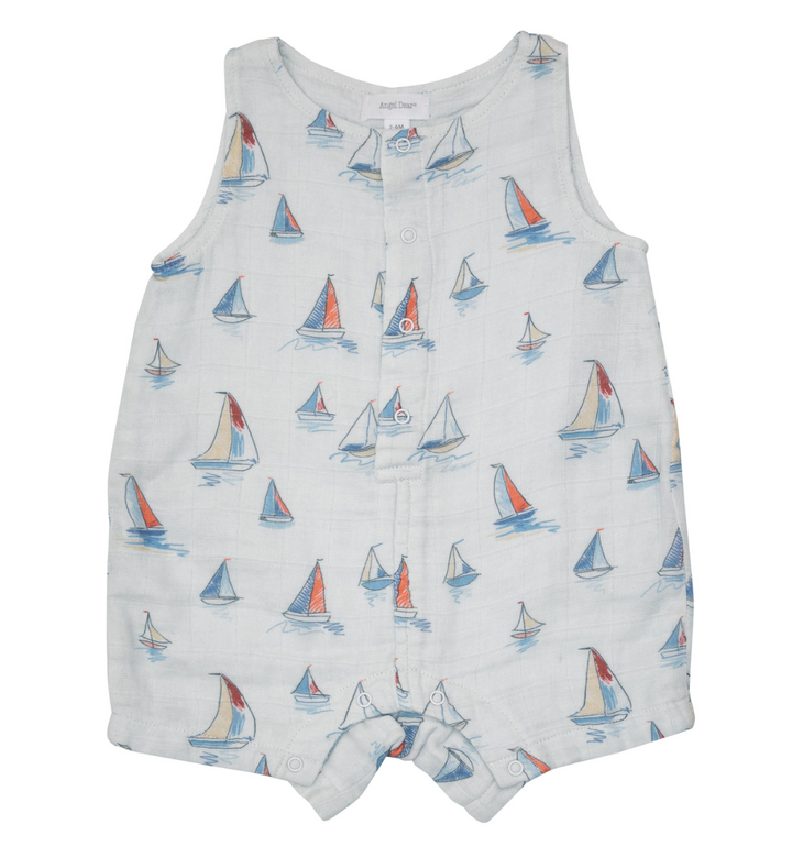 Shortie Romper | Sketchy Sailboats