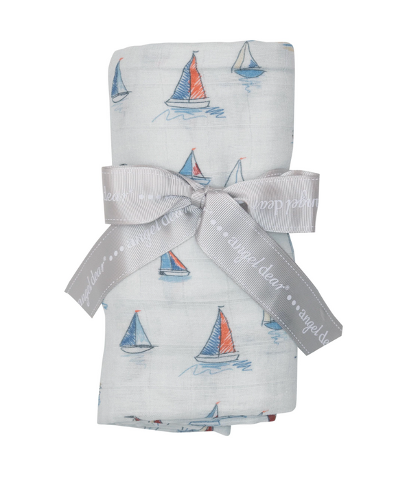 Swaddle Blanket | Sketchy Sailboats