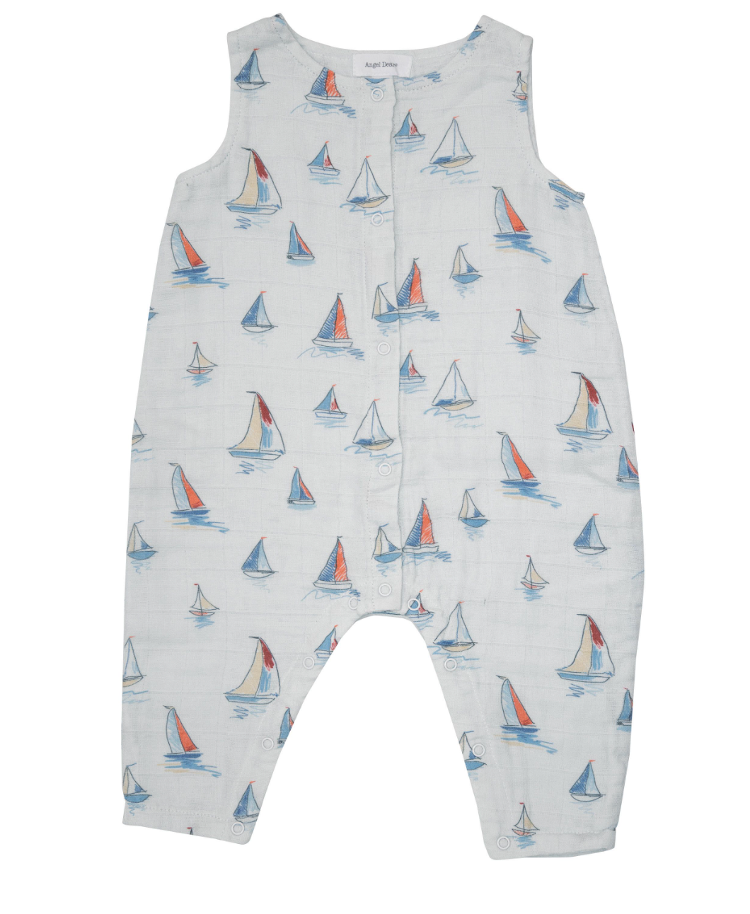 Sleeveless Romper | Sketchy Sailboats