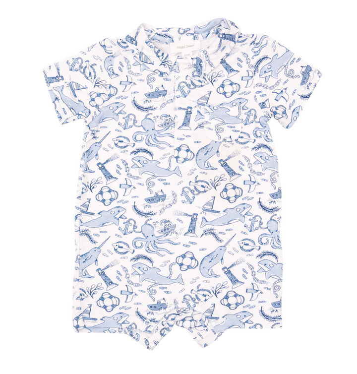 Polo Shortie Romper | Nautical Notebook