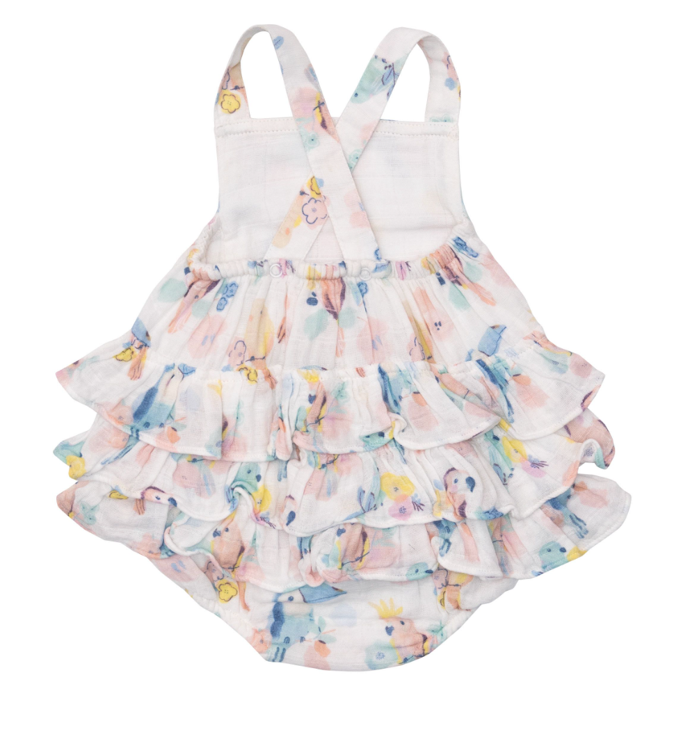 Ruffle Sunsuit | Neapolitan Birds