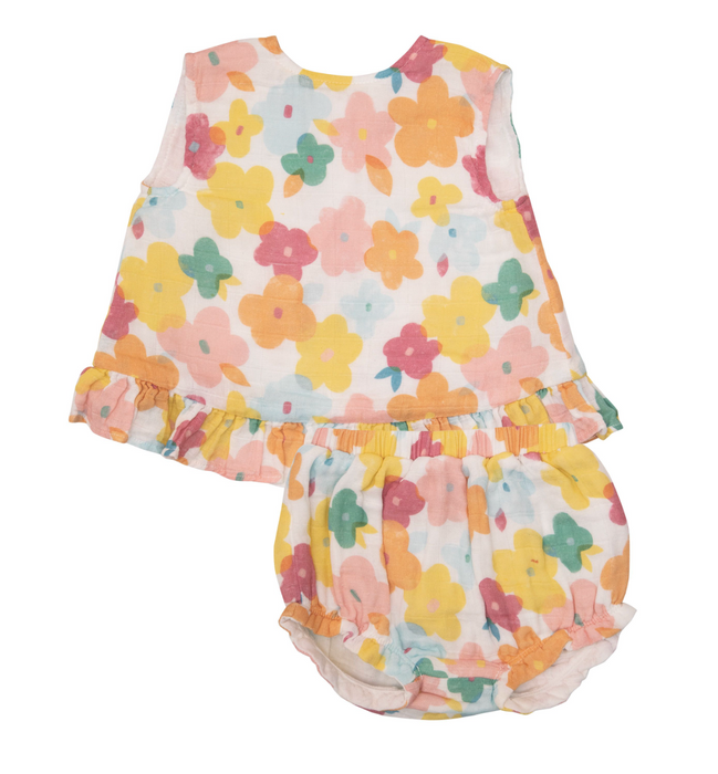 Ruffle Top & Bloomers | Paper Florals